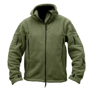 Military Man Fleece Tactical Softshell Jacket Polartec Thermal Polar Hooded Outerwear Coat Army Clothes - Good Life Shop