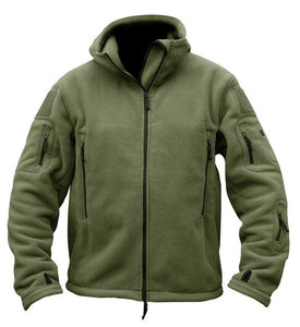 Military Man Fleece Tactical Softshell Jacket Polartec Thermal Polar Hooded Outerwear Coat Army Clothes - Good Life Shop