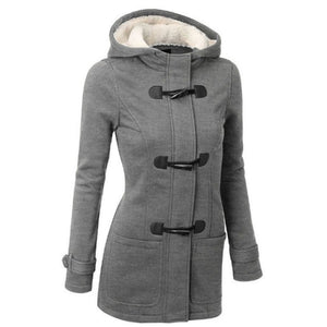 Long Sleeve Velvet Winter Jacket Women Fall 2018 Hooded Buttons Plus Size 5xl Warm Coat Woman Casual Parkas Veste Femme - Good Life Shop