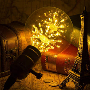 G80 G95 Retro Starry Sky Dimmable led Bulb 3W 2200K E27 220V Wine Bottle Decorative Christmas Lightbulb Lamp Lampada Led - Good Life Shop