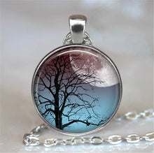 Load image into Gallery viewer, Tree Of Life Glass Cabochon Statement Necklace - Good Life Shop